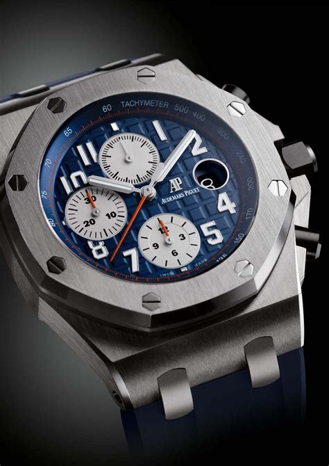 audemars piguet cinturino blu|Audemars Piguet Royal Oak Offshore Chronograph .